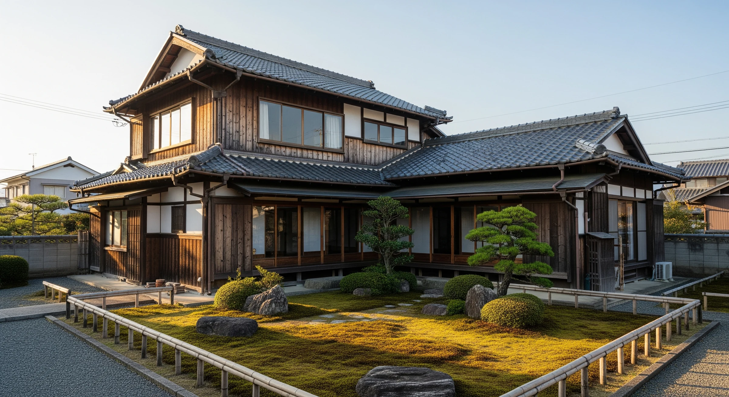 大分県宇佐市の伝統的な木造住宅